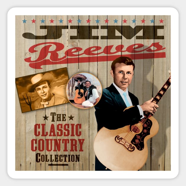 Jim Reeves - The Classic Country Collection Sticker by PLAYDIGITAL2020